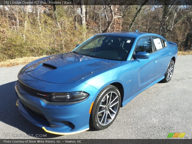 Frostbite / Black 2021 Dodge Charger R/T Plus