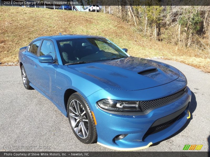 Frostbite / Black 2021 Dodge Charger R/T Plus