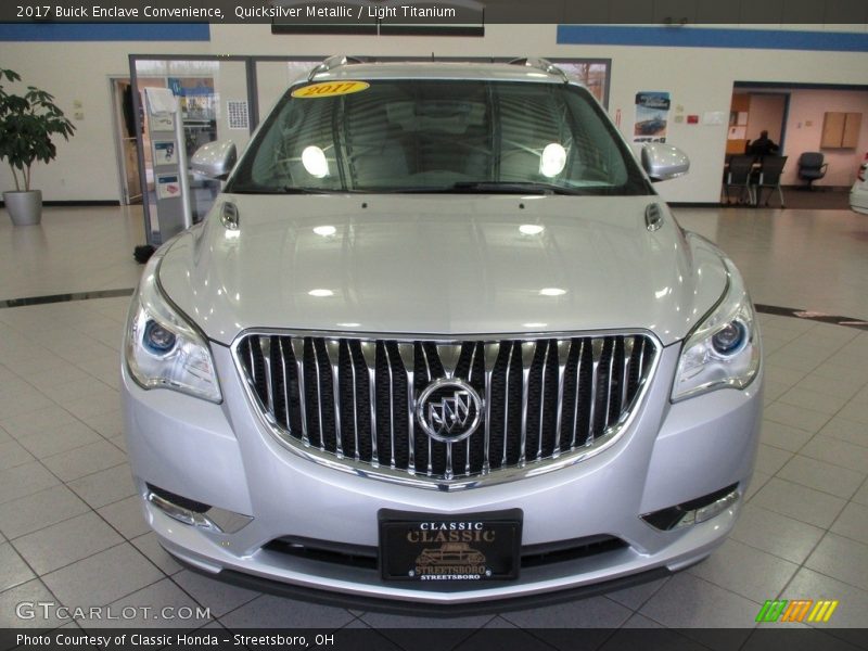 Quicksilver Metallic / Light Titanium 2017 Buick Enclave Convenience