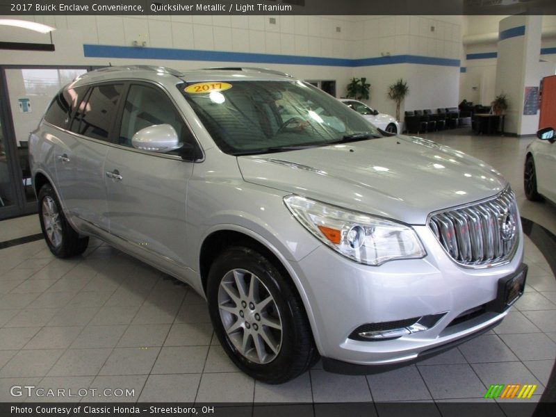 Quicksilver Metallic / Light Titanium 2017 Buick Enclave Convenience