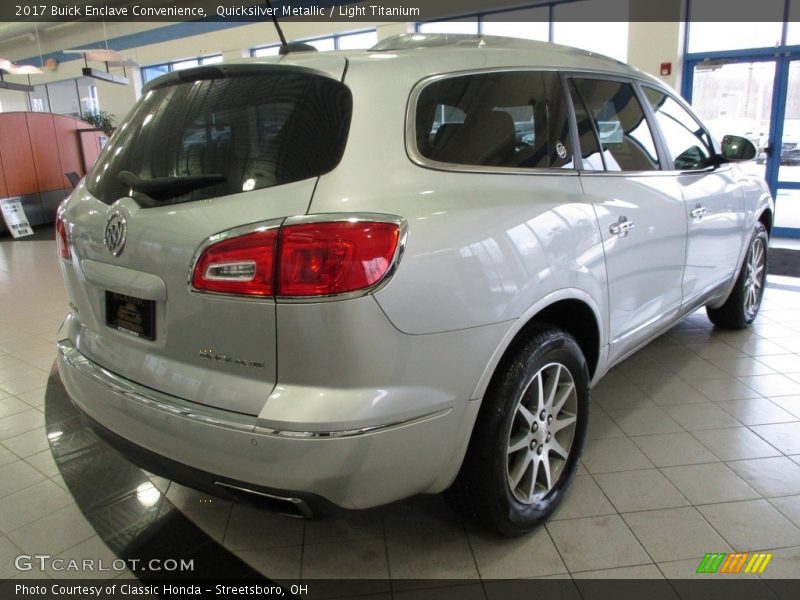 Quicksilver Metallic / Light Titanium 2017 Buick Enclave Convenience