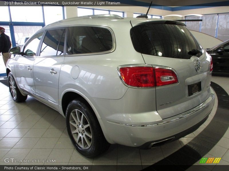 Quicksilver Metallic / Light Titanium 2017 Buick Enclave Convenience