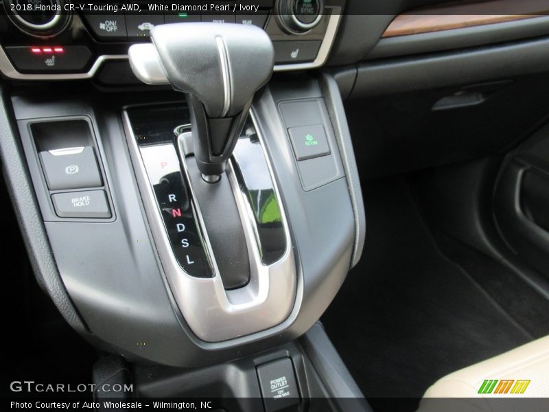 White Diamond Pearl / Ivory 2018 Honda CR-V Touring AWD