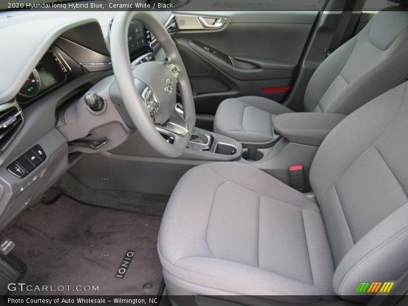 Ceramic White / Black 2020 Hyundai Ioniq Hybrid Blue