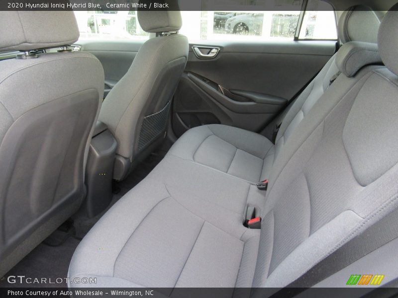 Ceramic White / Black 2020 Hyundai Ioniq Hybrid Blue