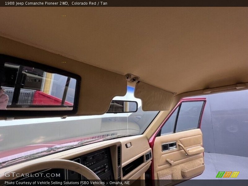 Front Seat of 1988 Comanche Pioneer 2WD