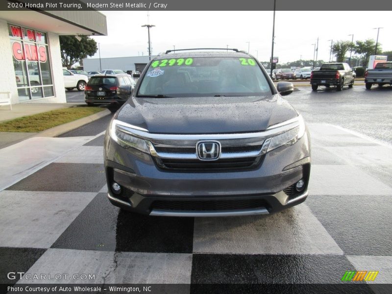 Modern Steel Metallic / Gray 2020 Honda Pilot Touring