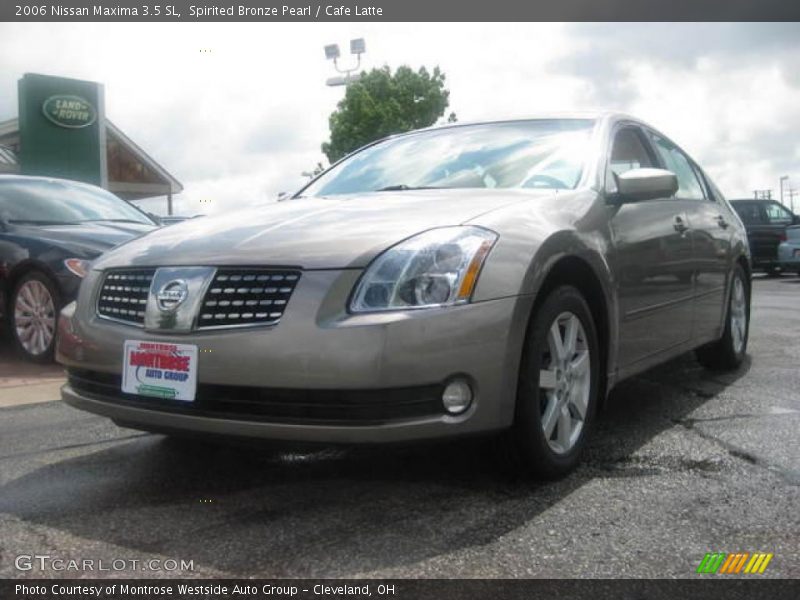 Spirited Bronze Pearl / Cafe Latte 2006 Nissan Maxima 3.5 SL
