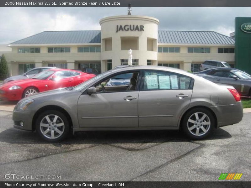 Spirited Bronze Pearl / Cafe Latte 2006 Nissan Maxima 3.5 SL