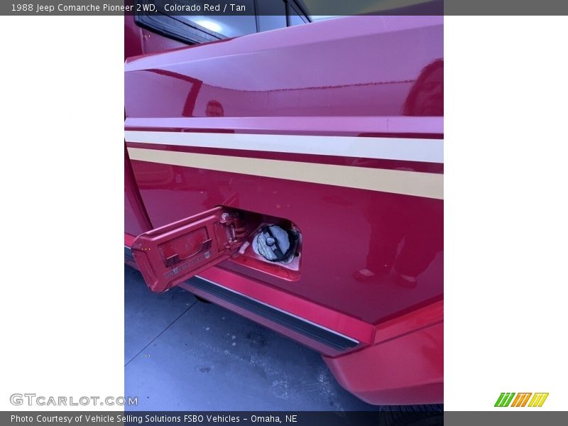 Colorado Red / Tan 1988 Jeep Comanche Pioneer 2WD