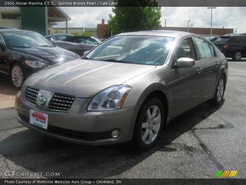 Spirited Bronze Pearl / Cafe Latte 2006 Nissan Maxima 3.5 SL
