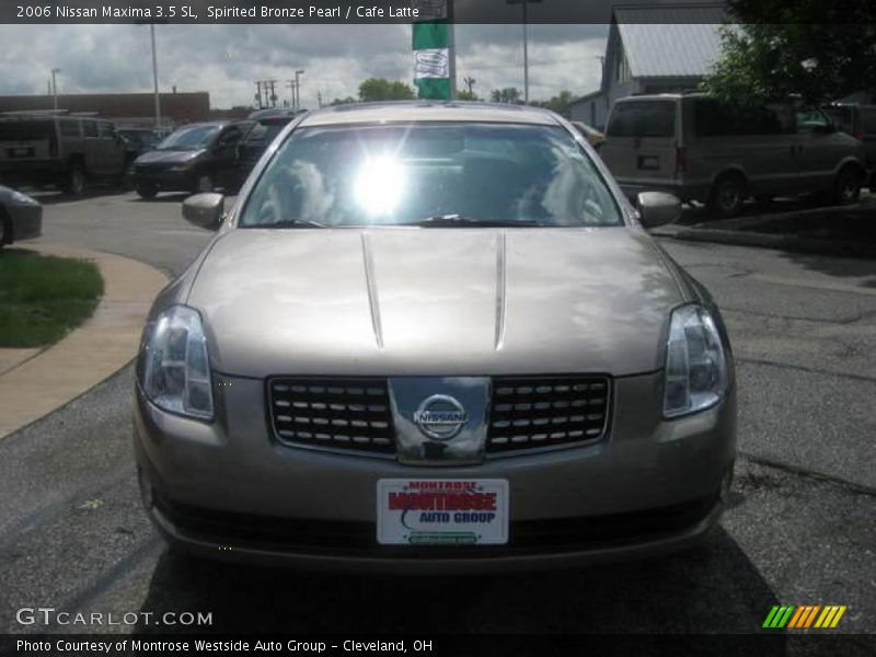 Spirited Bronze Pearl / Cafe Latte 2006 Nissan Maxima 3.5 SL