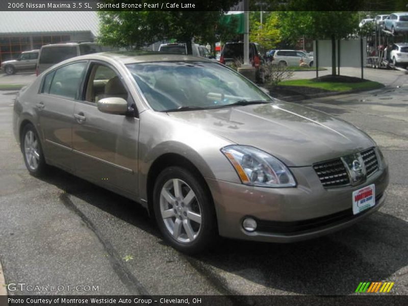 Spirited Bronze Pearl / Cafe Latte 2006 Nissan Maxima 3.5 SL