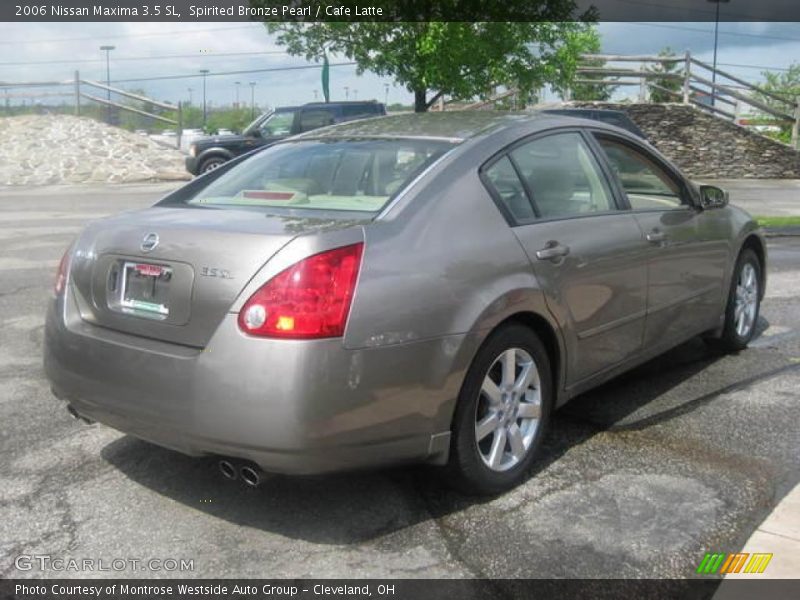 Spirited Bronze Pearl / Cafe Latte 2006 Nissan Maxima 3.5 SL