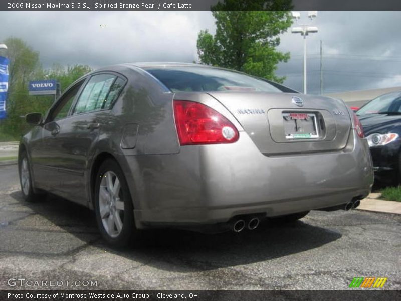 Spirited Bronze Pearl / Cafe Latte 2006 Nissan Maxima 3.5 SL