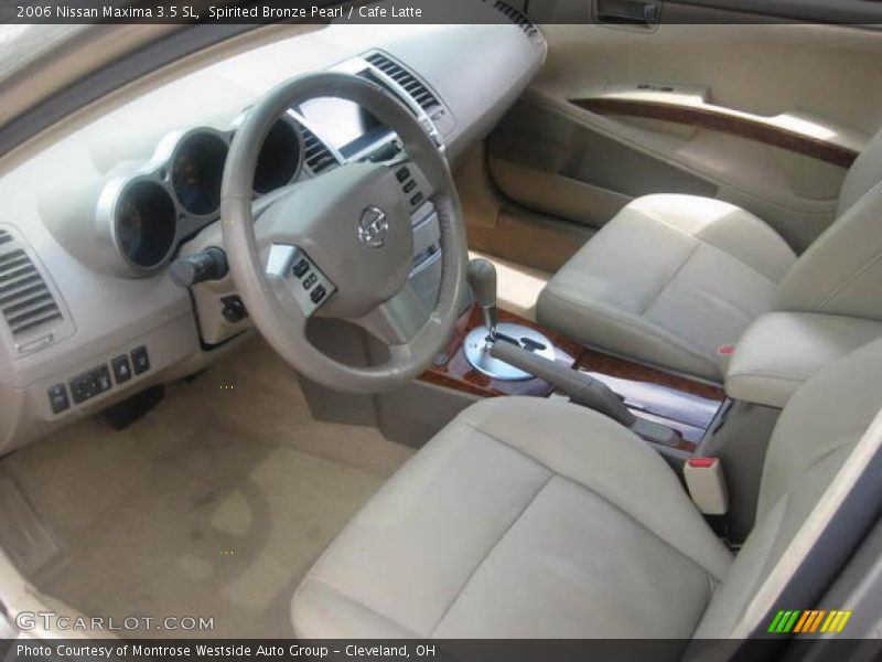 Spirited Bronze Pearl / Cafe Latte 2006 Nissan Maxima 3.5 SL