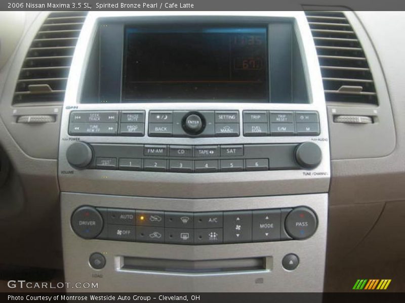 Spirited Bronze Pearl / Cafe Latte 2006 Nissan Maxima 3.5 SL