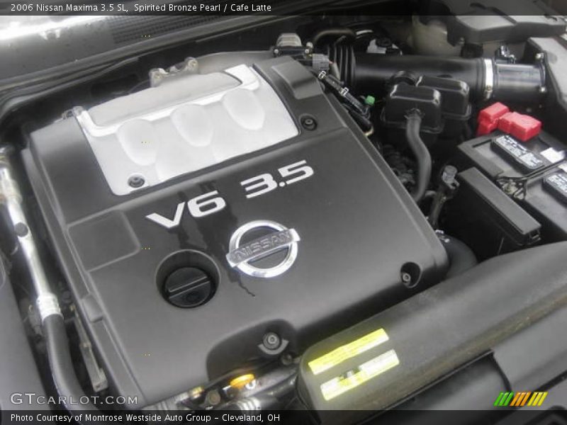 Spirited Bronze Pearl / Cafe Latte 2006 Nissan Maxima 3.5 SL