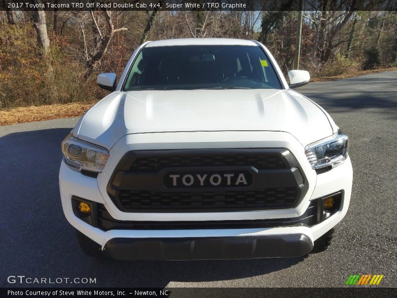Super White / TRD Graphite 2017 Toyota Tacoma TRD Off Road Double Cab 4x4
