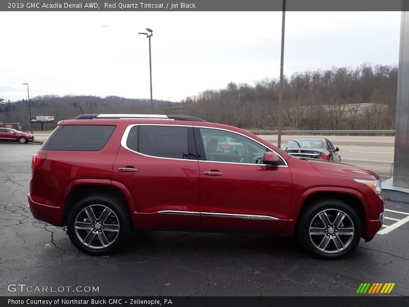 Red Quartz Tintcoat / Jet Black 2019 GMC Acadia Denali AWD