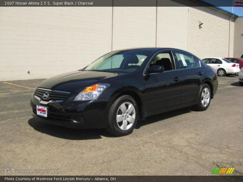 Super Black / Charcoal 2007 Nissan Altima 2.5 S