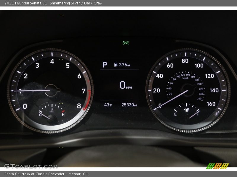 Shimmering Silver / Dark Gray 2021 Hyundai Sonata SE