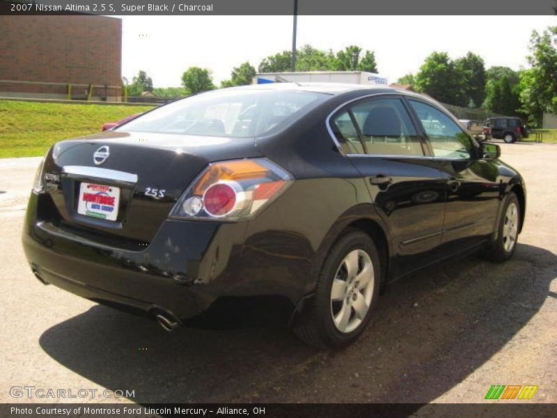 Super Black / Charcoal 2007 Nissan Altima 2.5 S