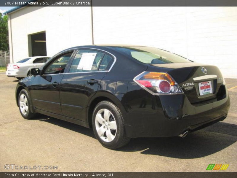 Super Black / Charcoal 2007 Nissan Altima 2.5 S