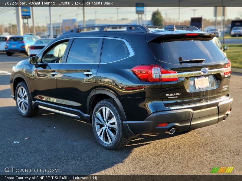 Crystal Black Silica / Slate Black 2022 Subaru Ascent Touring