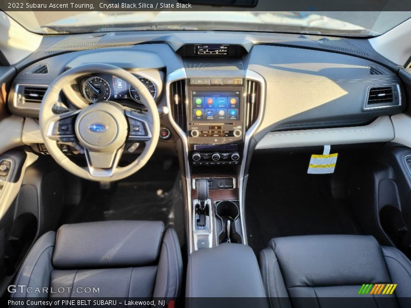 Crystal Black Silica / Slate Black 2022 Subaru Ascent Touring