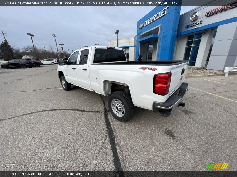 Summit White / Dark Ash/Jet Black 2019 Chevrolet Silverado 2500HD Work Truck Double Cab 4WD