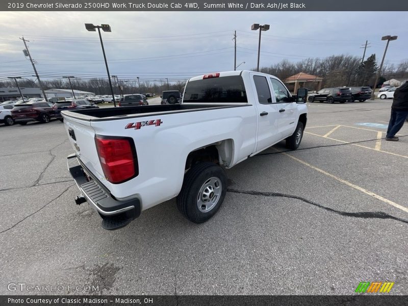 Summit White / Dark Ash/Jet Black 2019 Chevrolet Silverado 2500HD Work Truck Double Cab 4WD