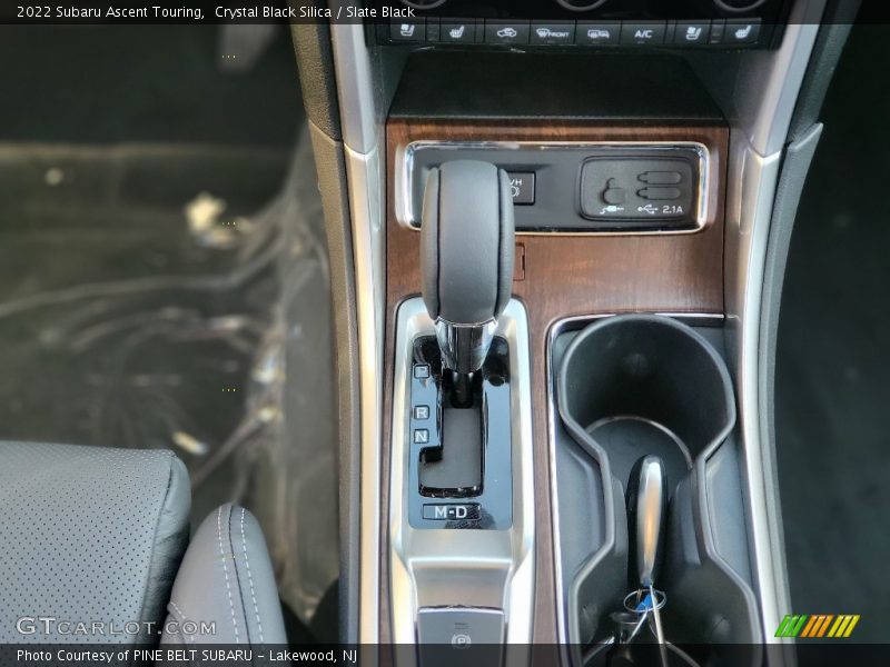 Crystal Black Silica / Slate Black 2022 Subaru Ascent Touring