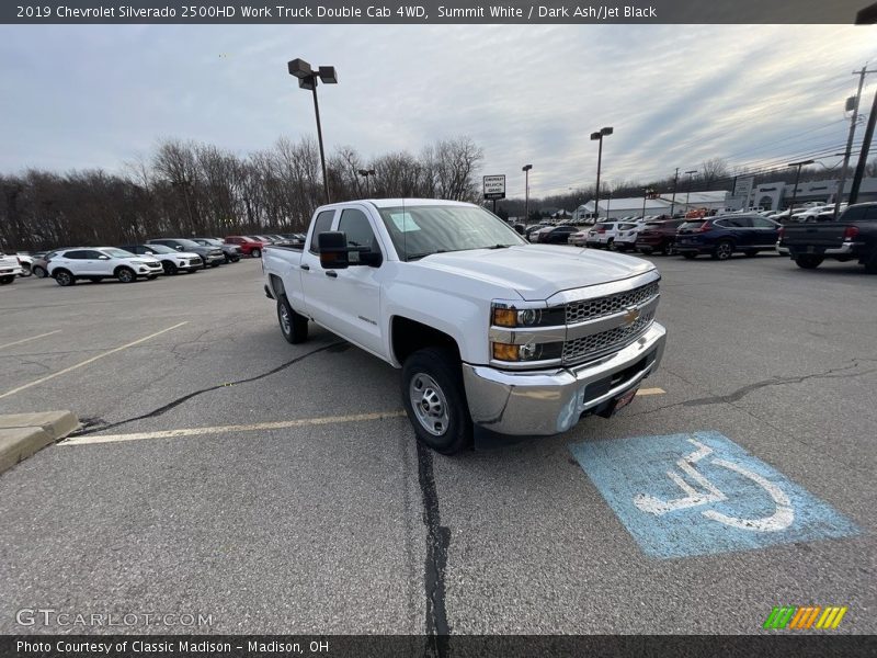 Summit White / Dark Ash/Jet Black 2019 Chevrolet Silverado 2500HD Work Truck Double Cab 4WD