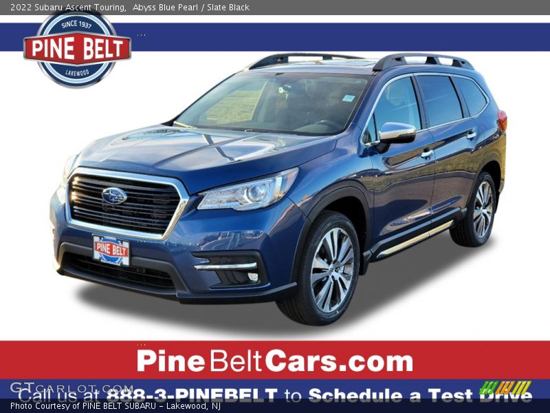 Abyss Blue Pearl / Slate Black 2022 Subaru Ascent Touring