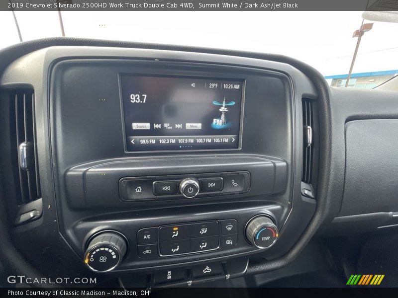 Summit White / Dark Ash/Jet Black 2019 Chevrolet Silverado 2500HD Work Truck Double Cab 4WD