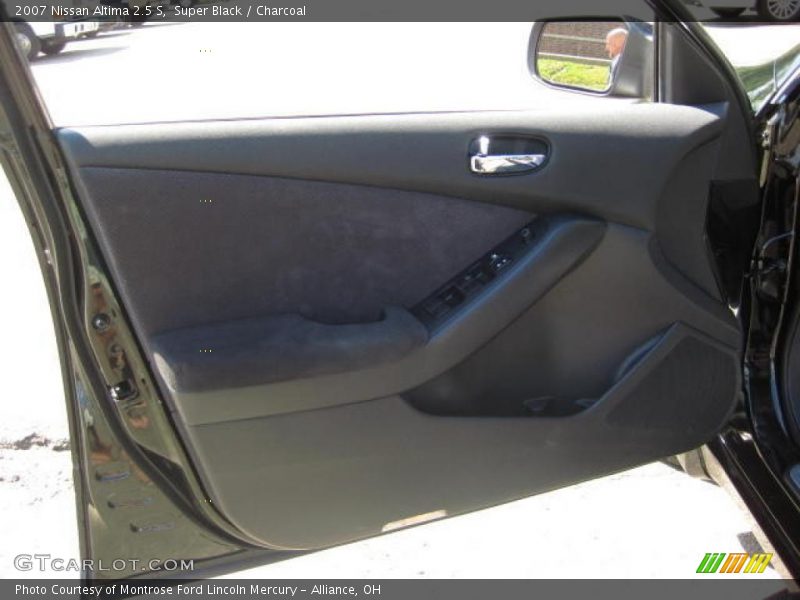 Super Black / Charcoal 2007 Nissan Altima 2.5 S
