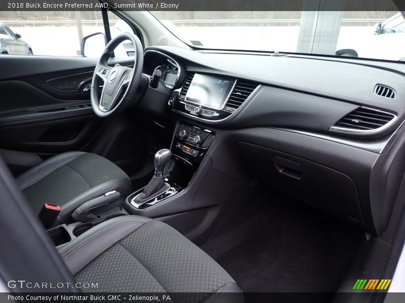 Summit White / Ebony 2018 Buick Encore Preferred AWD