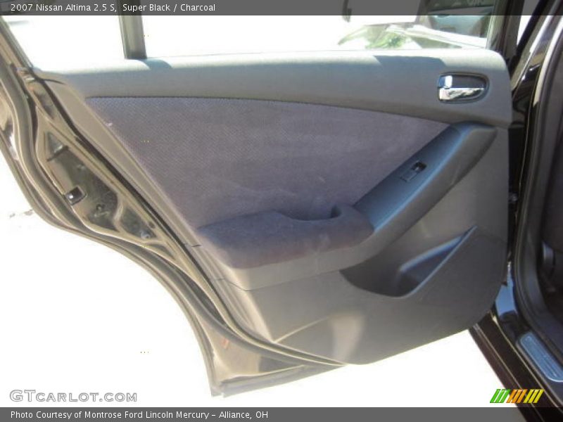 Super Black / Charcoal 2007 Nissan Altima 2.5 S
