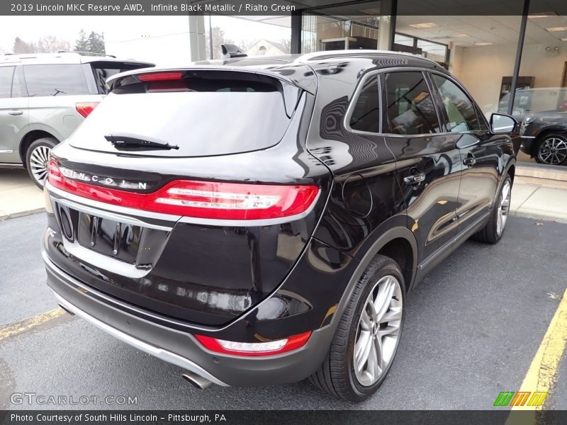 Infinite Black Metallic / Rialto Green 2019 Lincoln MKC Reserve AWD