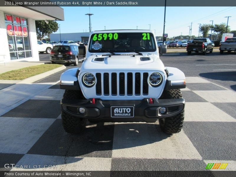 Bright White / Dark Saddle/Black 2021 Jeep Wrangler Unlimited Rubicon 4x4