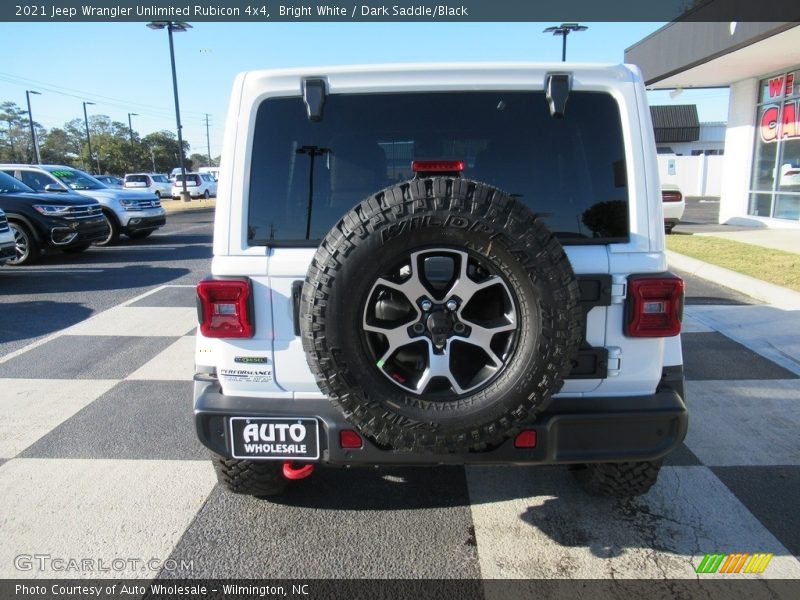 Bright White / Dark Saddle/Black 2021 Jeep Wrangler Unlimited Rubicon 4x4