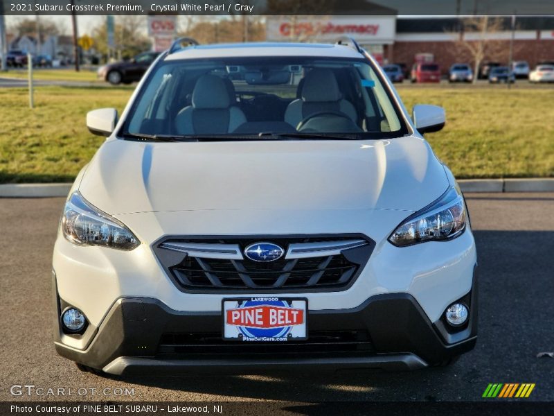 Crystal White Pearl / Gray 2021 Subaru Crosstrek Premium