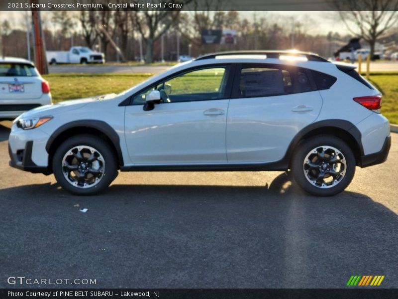 Crystal White Pearl / Gray 2021 Subaru Crosstrek Premium
