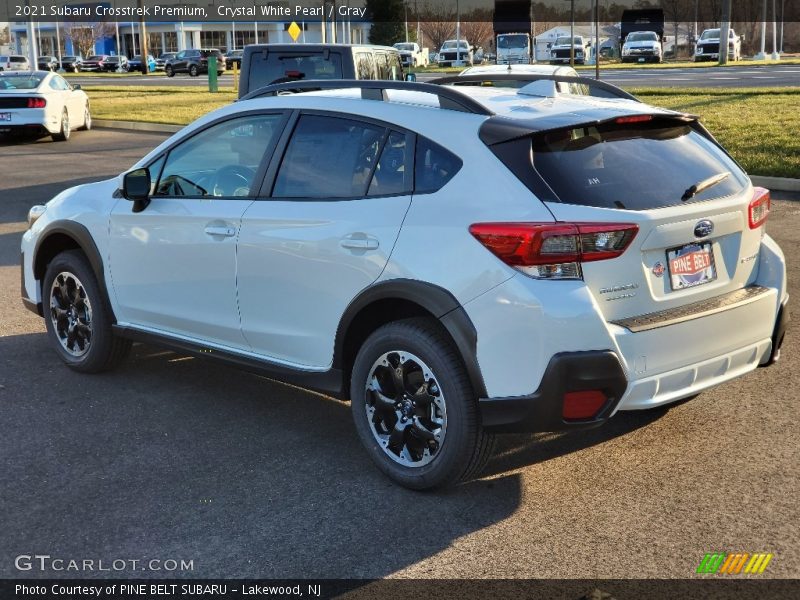 Crystal White Pearl / Gray 2021 Subaru Crosstrek Premium
