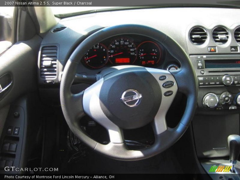 Super Black / Charcoal 2007 Nissan Altima 2.5 S