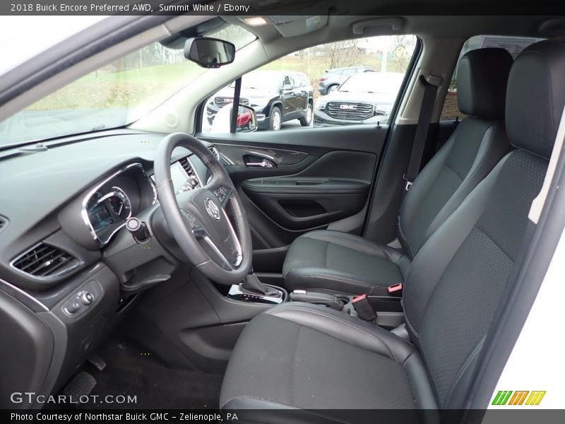 Summit White / Ebony 2018 Buick Encore Preferred AWD