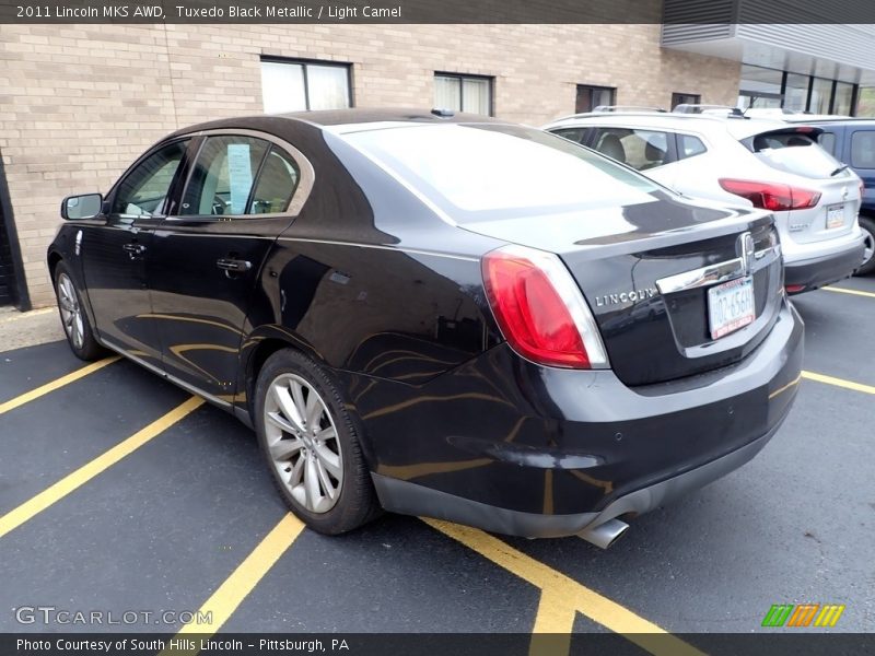 Tuxedo Black Metallic / Light Camel 2011 Lincoln MKS AWD