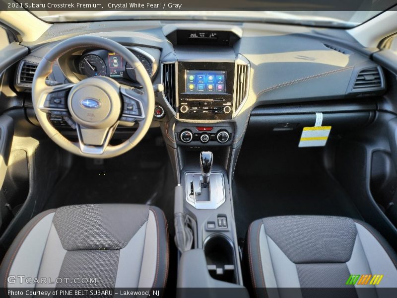 Crystal White Pearl / Gray 2021 Subaru Crosstrek Premium
