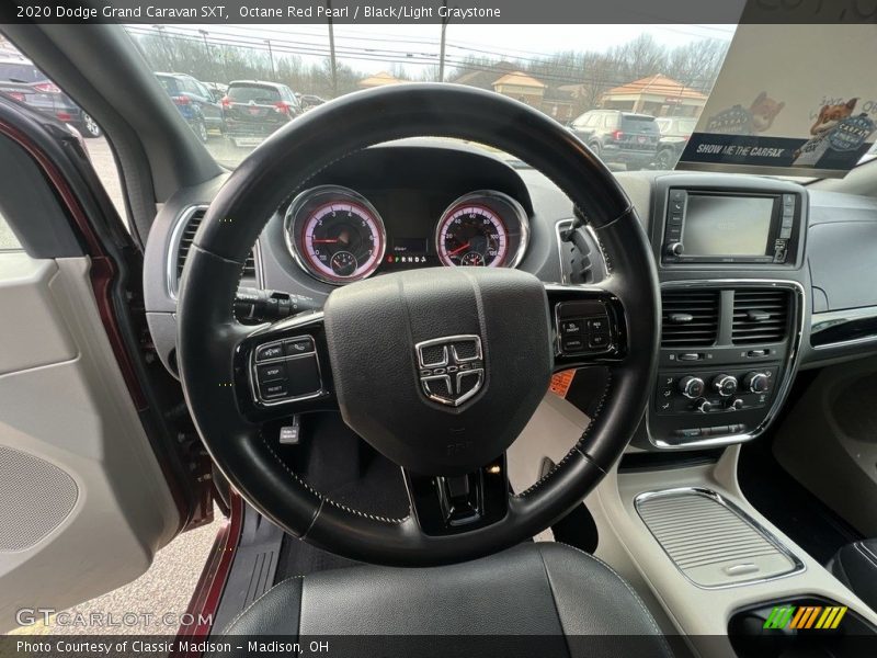 Octane Red Pearl / Black/Light Graystone 2020 Dodge Grand Caravan SXT